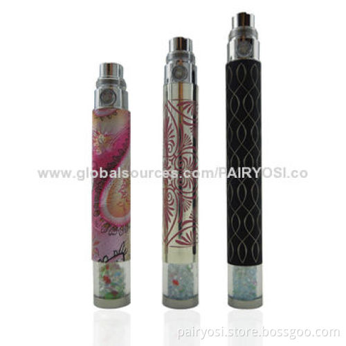 Ego diamond battery, LED light changes with each puff 650mAh/900mAh/1100mAh